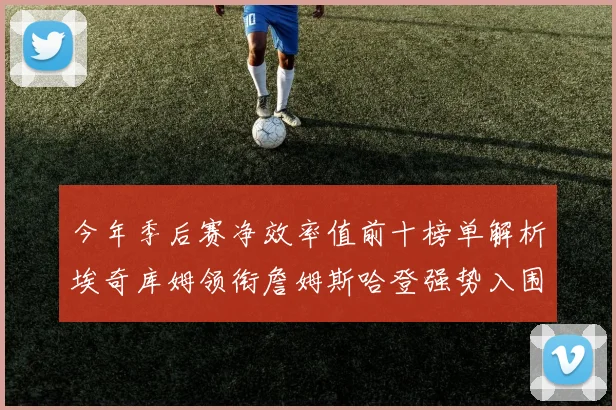 今年季后赛净效率值前十榜单解析埃奇库姆领衔詹姆斯哈登强势入围